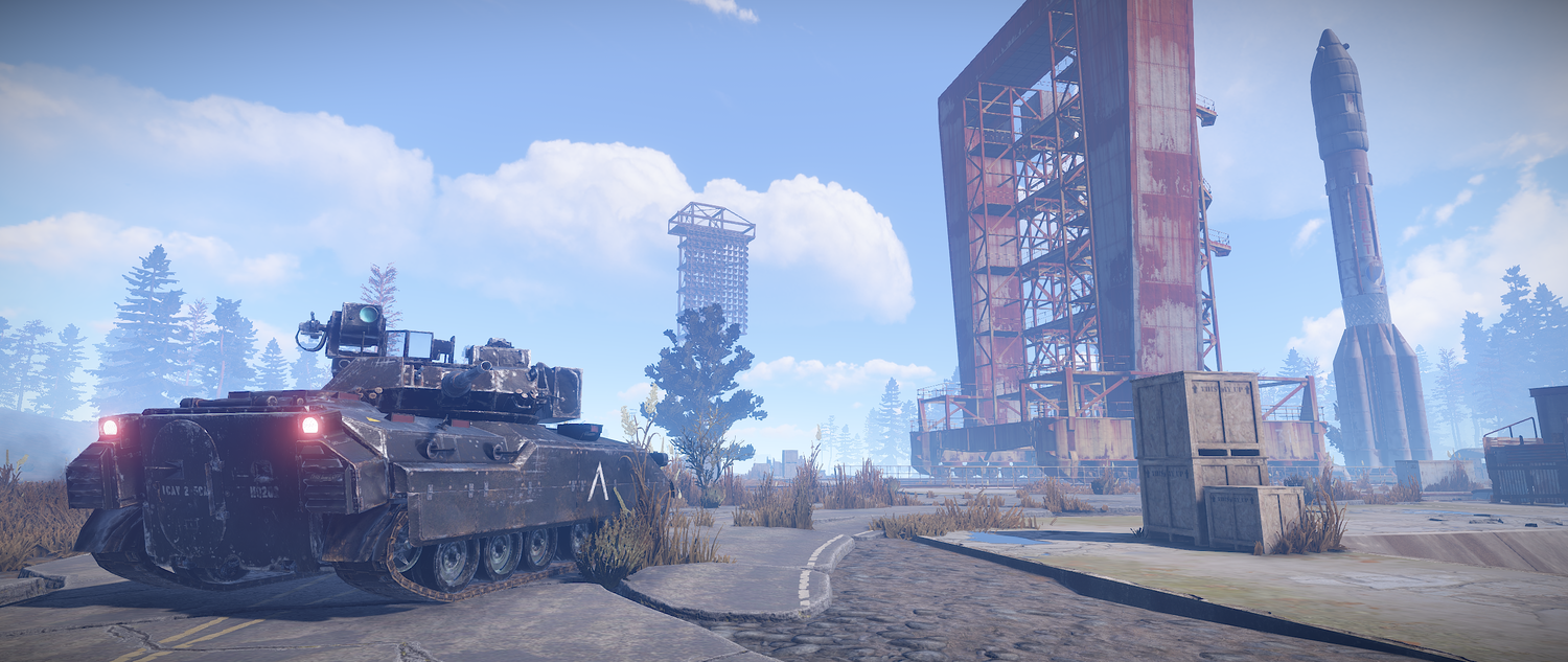Watch out! There is the Bradley tank….